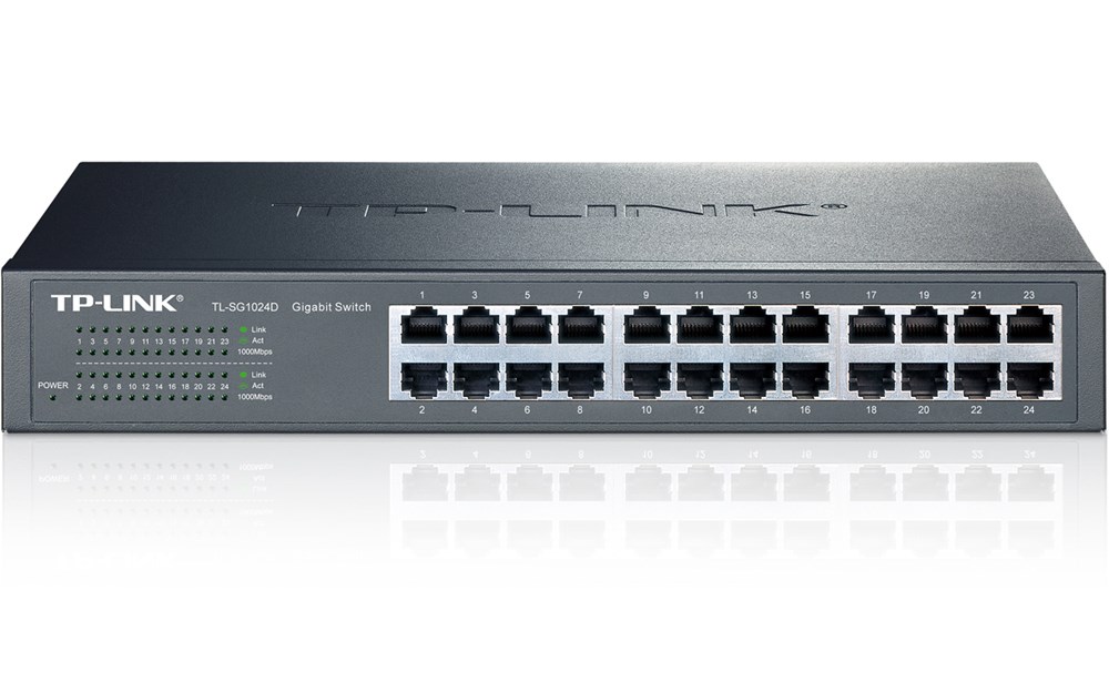 TP-Link Gigabit Ethernet switch TL-SG1024D - 24 Poorts